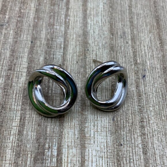 Monet Gold Silver Tone Dangling Circle BUNDLE Earrings - Picture 3 of 6